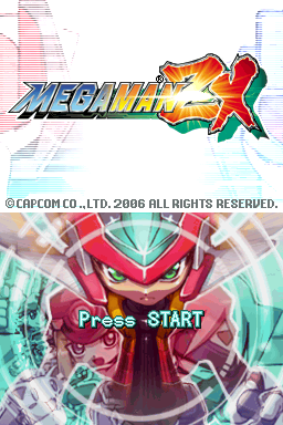rockman zx menu